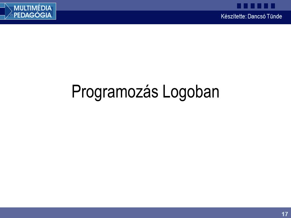 Programozás Logoban Súgó folytatása: