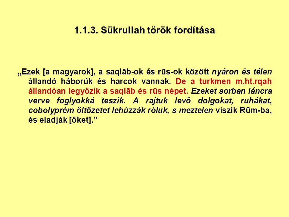 Sükrullah török fordítása