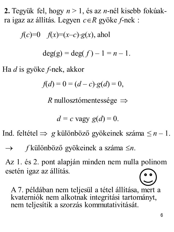 Egy F R X Polinom C S Beli Helyettesitesi Erteke Ppt Letolteni