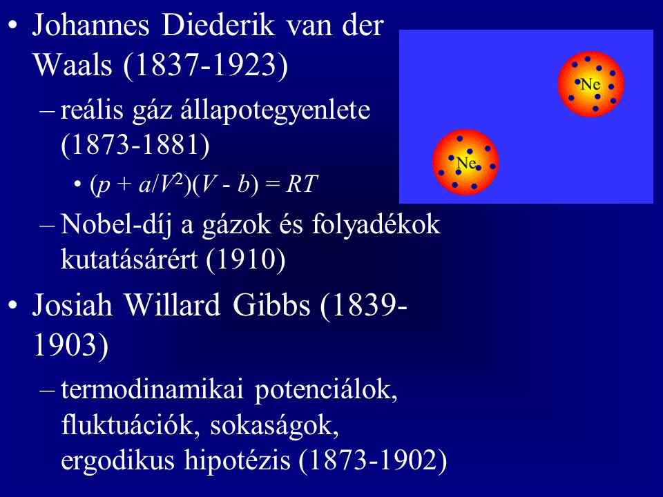Johannes Diederik van der Waals ( )