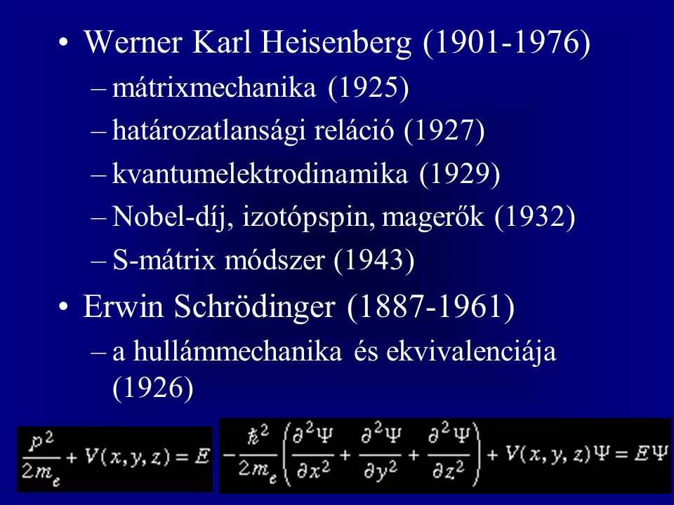 Werner Karl Heisenberg ( )