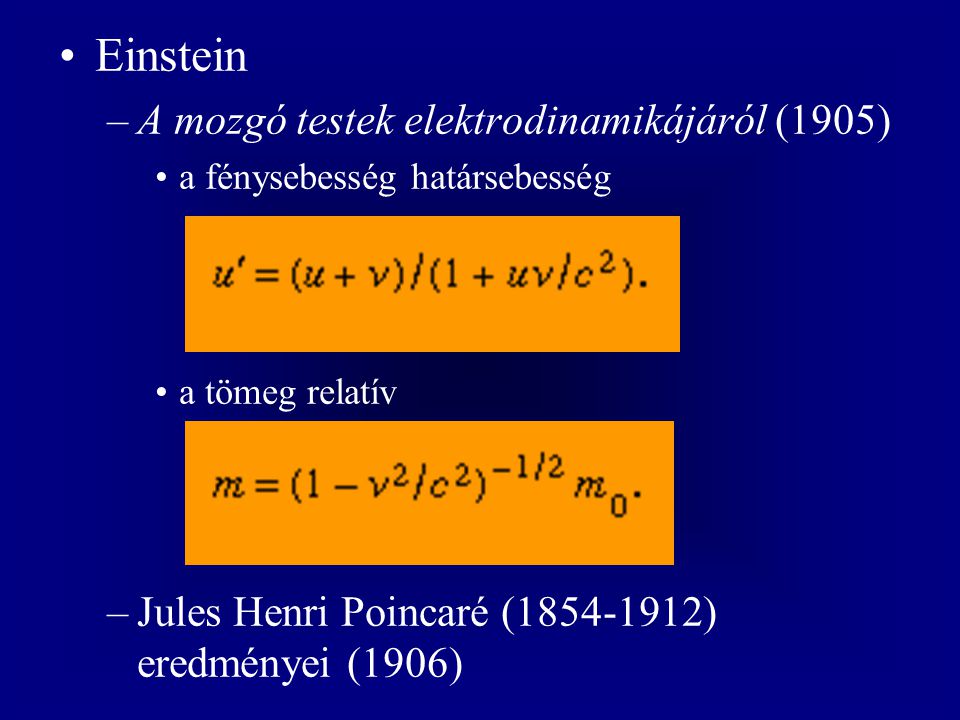 Einstein A mozgó testek elektrodinamikájáról (1905)