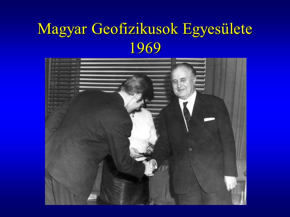 Magyar Geofizikusok Egyesülete 1969