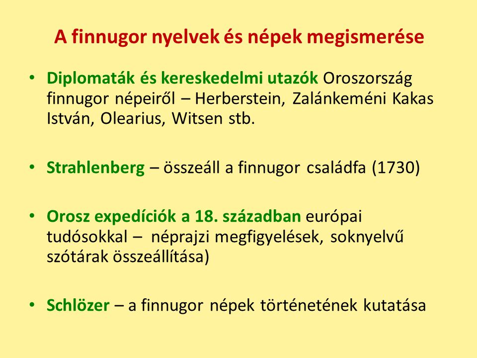 A finnugor nyelvek és népek megismerése