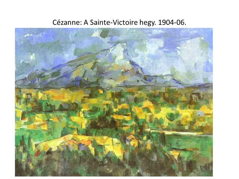 Cézanne: A Sainte-Victoire hegy