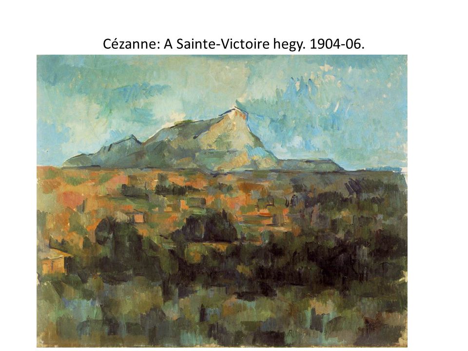 Cézanne: A Sainte-Victoire hegy