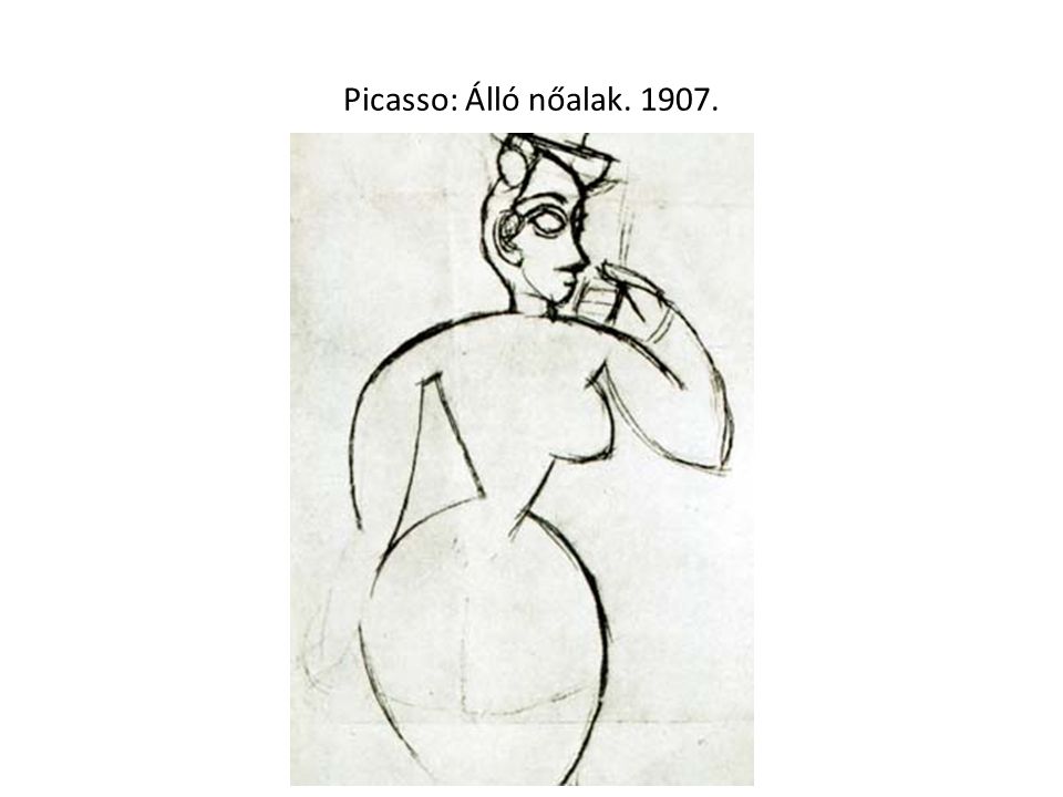 Picasso: Álló nőalak