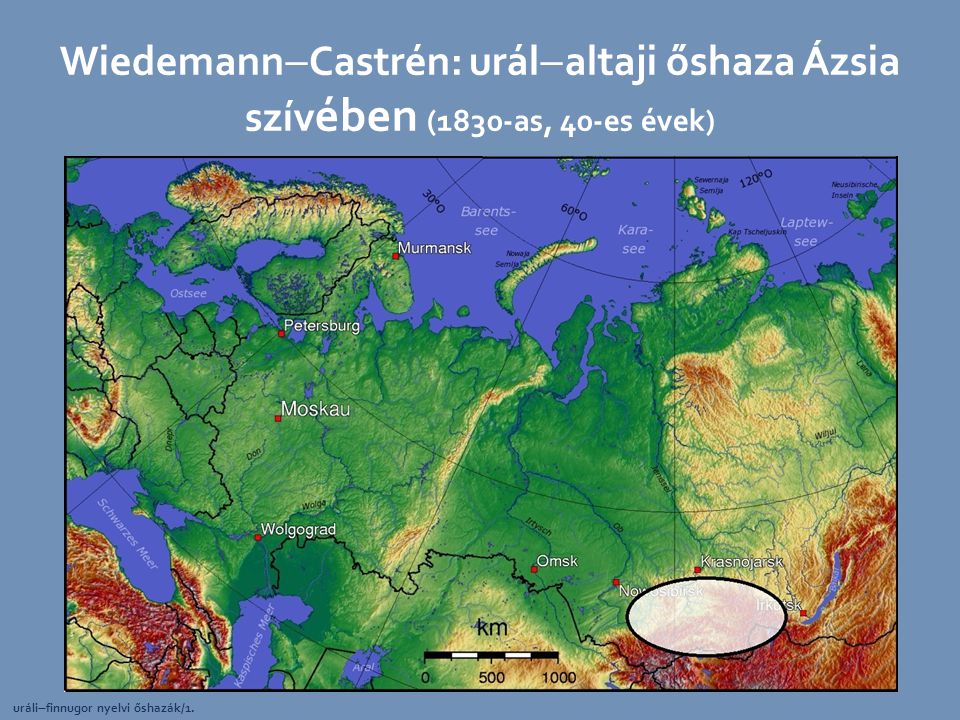 WiedemannCastrén: urálaltaji őshaza Ázsia szívében (1830-as, 40-es évek)
