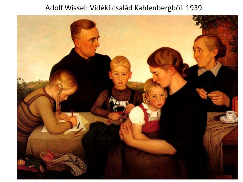 Adolf Wissel: Vidéki család Kahlenbergből