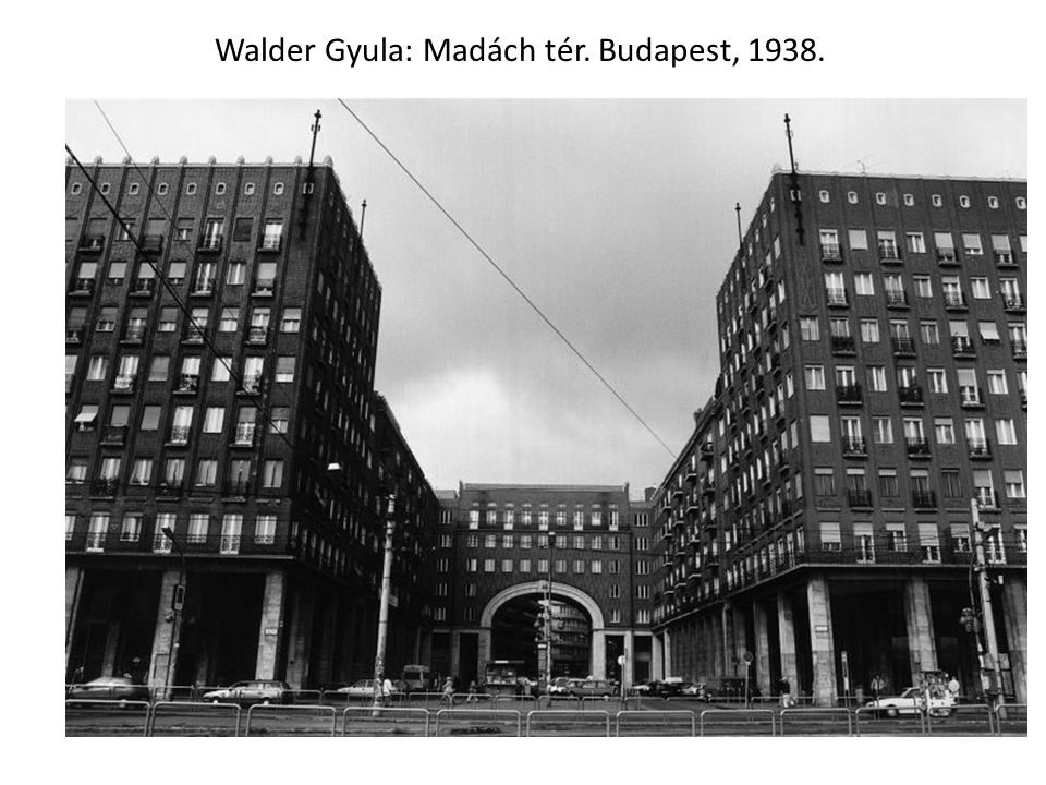 Walder Gyula: Madách tér. Budapest, 1938.