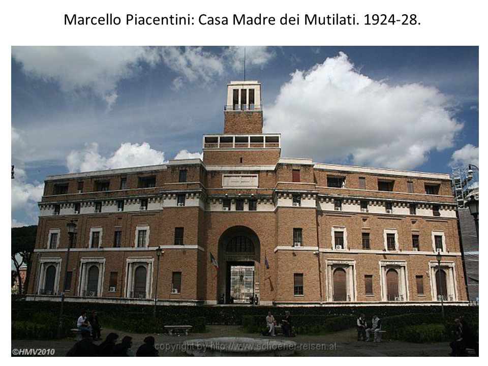 Marcello Piacentini: Casa Madre dei Mutilati