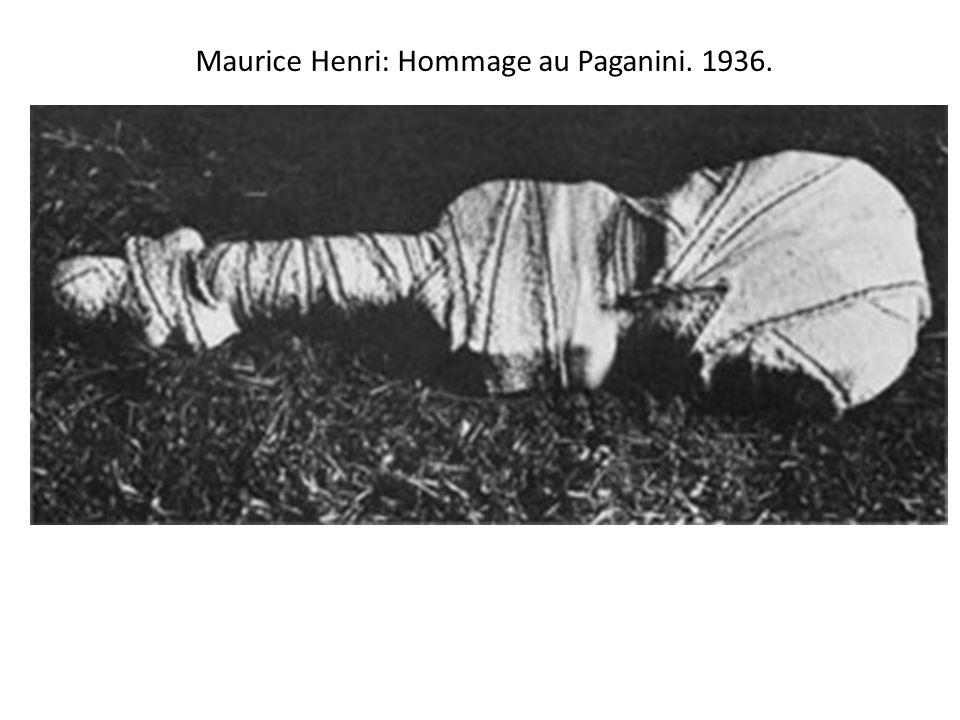 Maurice Henri: Hommage au Paganini
