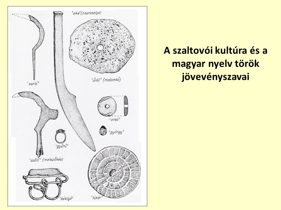 A szaltovói kultúra és a magyar nyelv török jövevényszavai