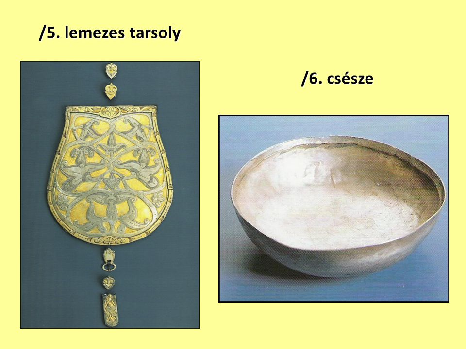 /5. lemezes tarsoly /6. csésze