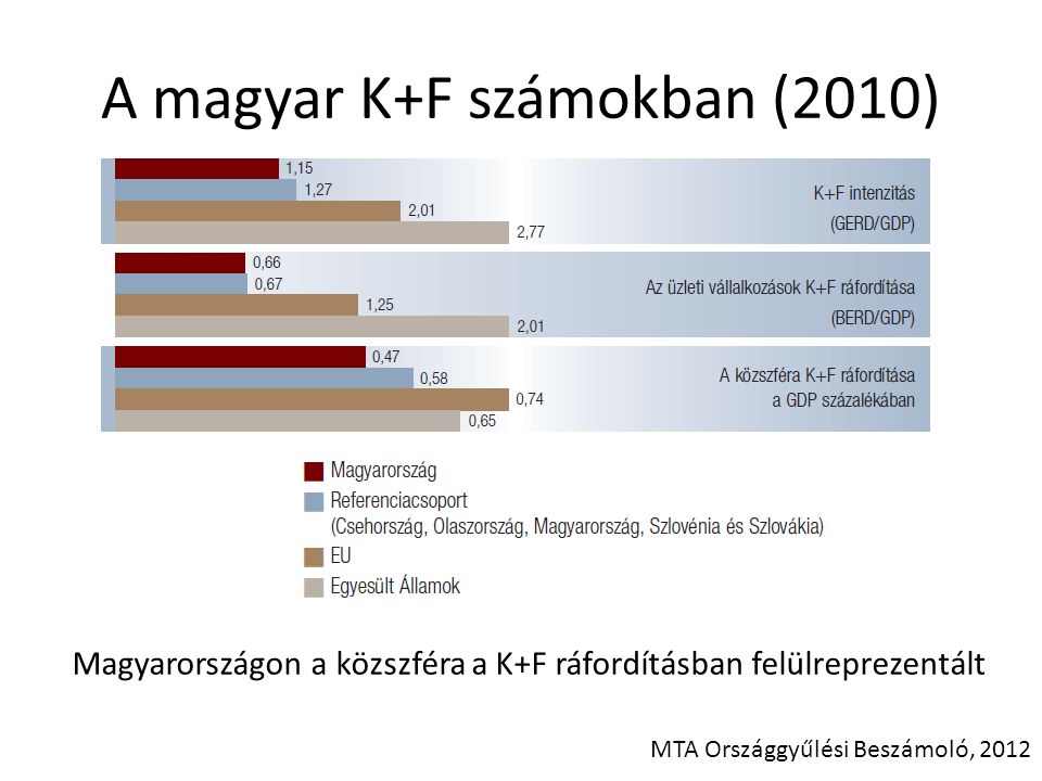 A magyar K+F számokban (2010)