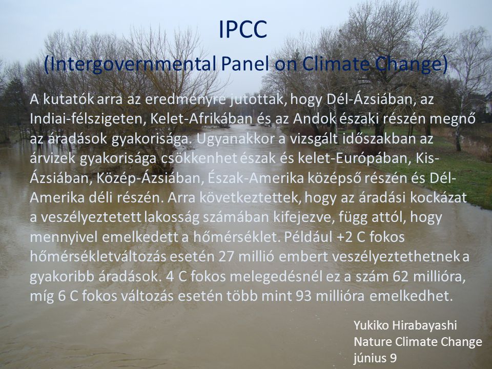 IPCC (Intergovernmental Panel on Climate Change)