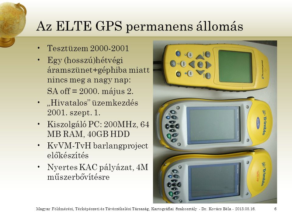 Az ELTE GPS permanens állomás