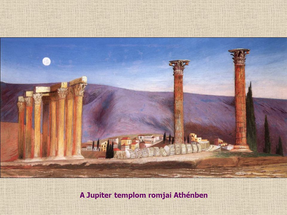A Jupiter templom romjai Athénben