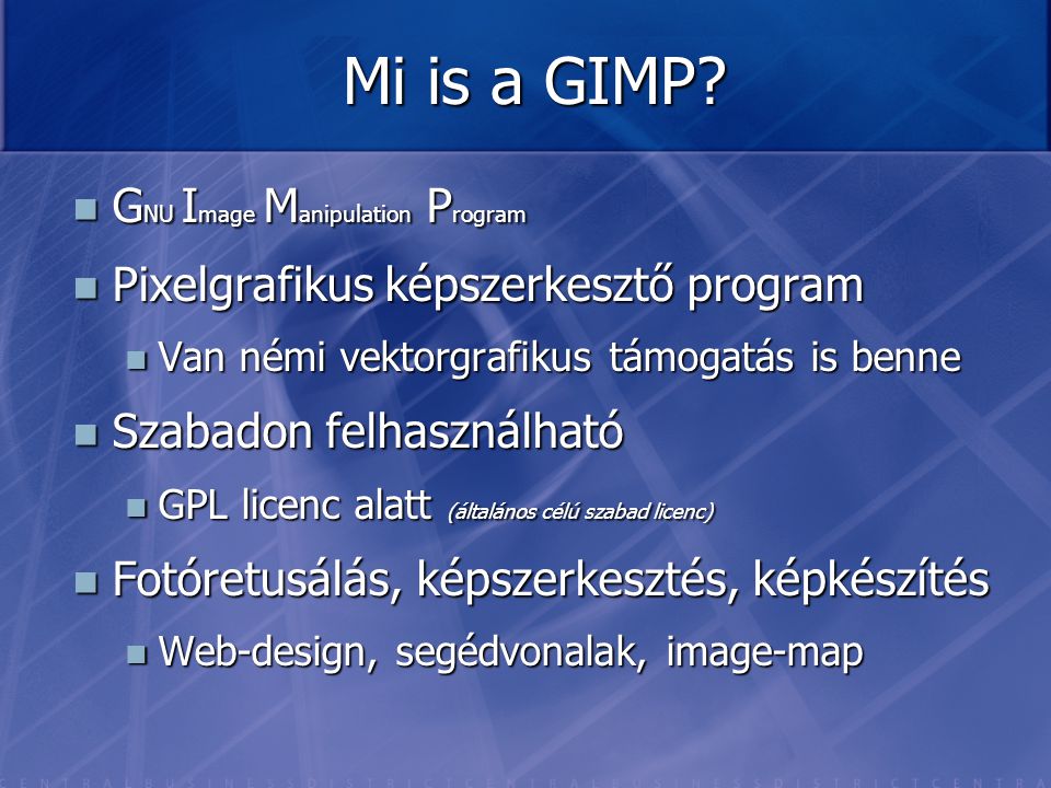 Mi is a GIMP GNU Image Manipulation Program