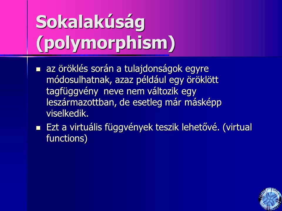 Sokalakúság (polymorphism)