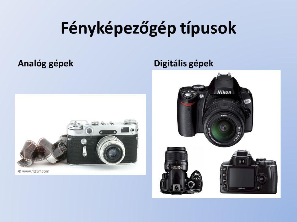 Fényképezőgép típusok