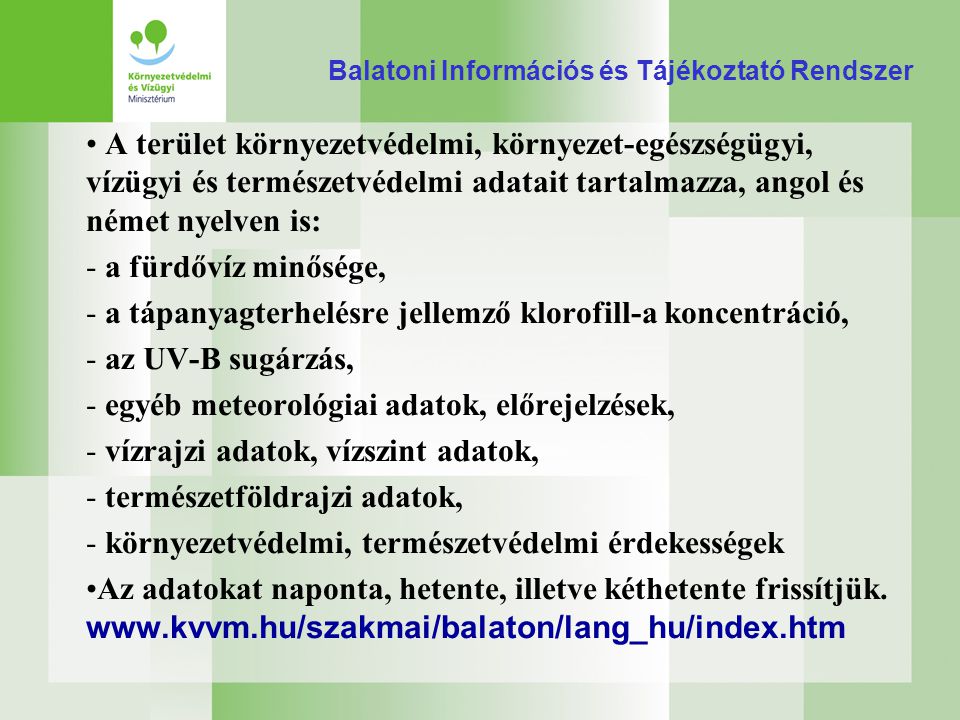 Balatoni információs rendszer