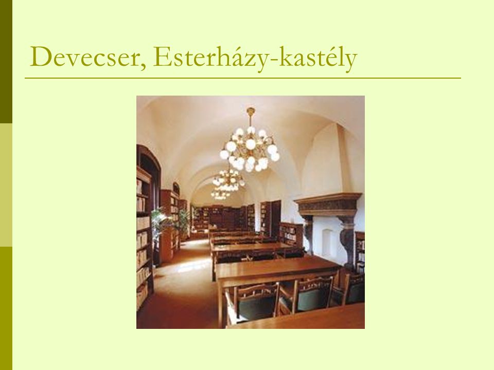 Devecser, Esterházy-kastély