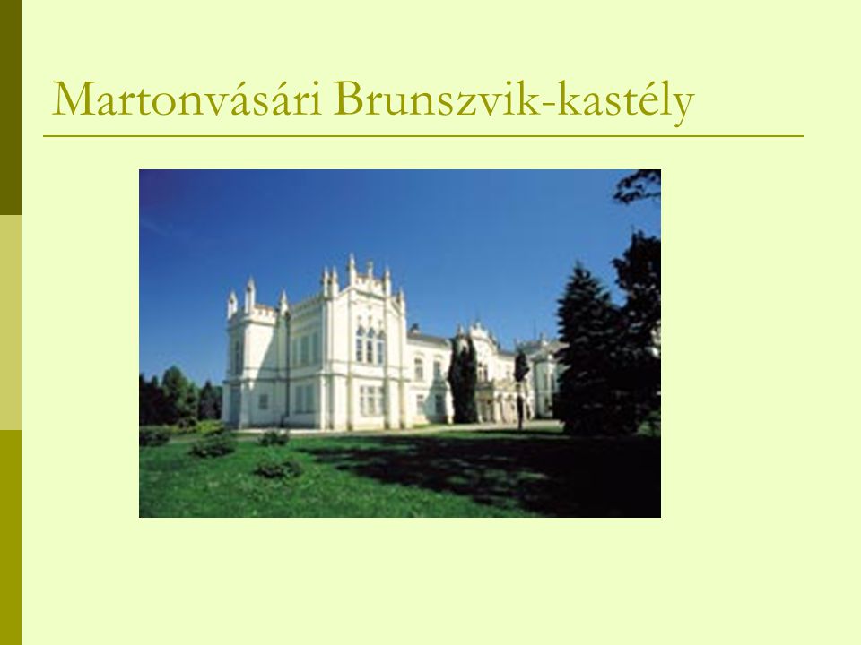 Martonvásári Brunszvik-kastély