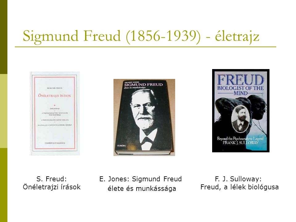 Sigmund Freud ( ) - életrajz