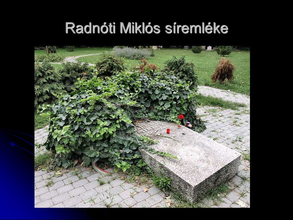 Radnóti Miklós síremléke