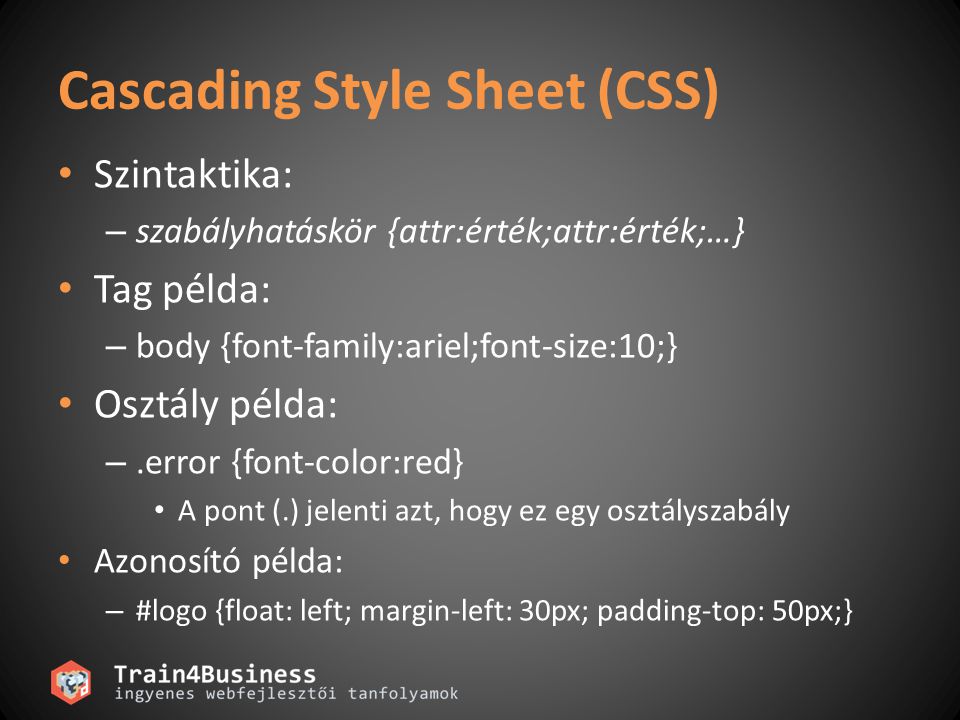 Cascading Style Sheet (CSS)