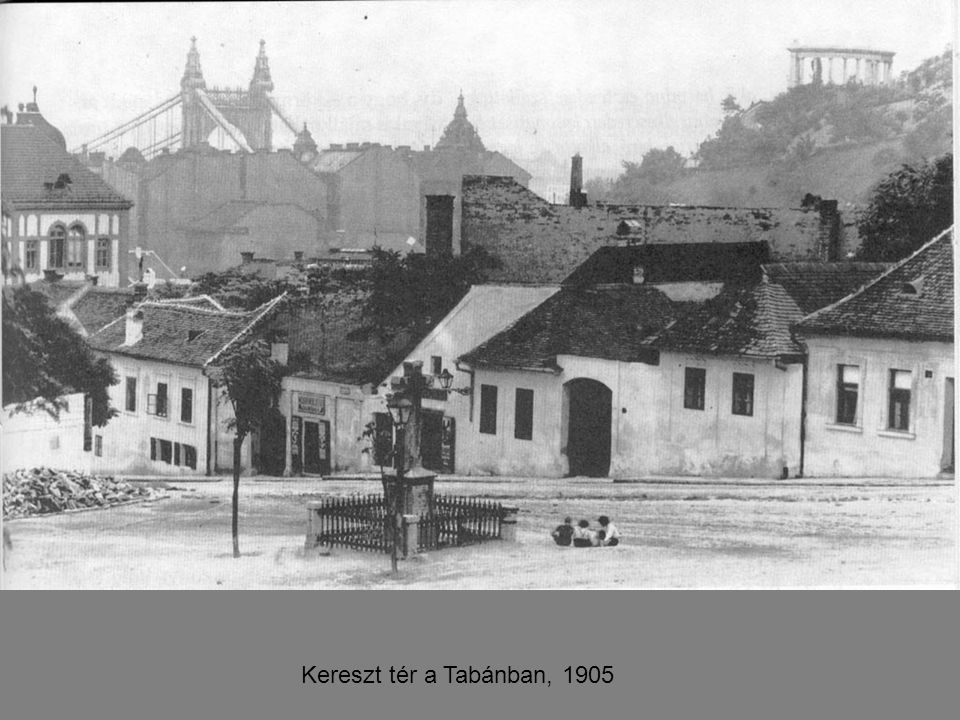 Kereszt tér a Tabánban, 1905