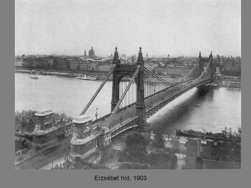 Erzsébet híd, 1903