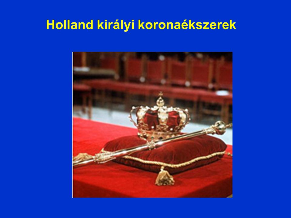 Holland királyi koronaékszerek