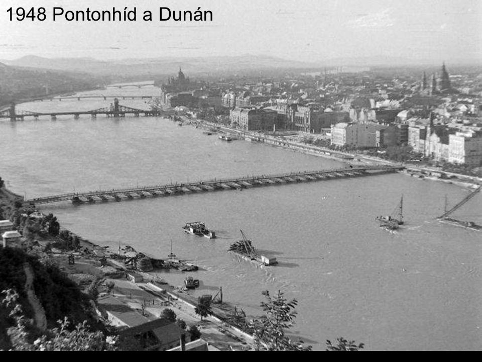 1948 Pontonhíd a Dunán