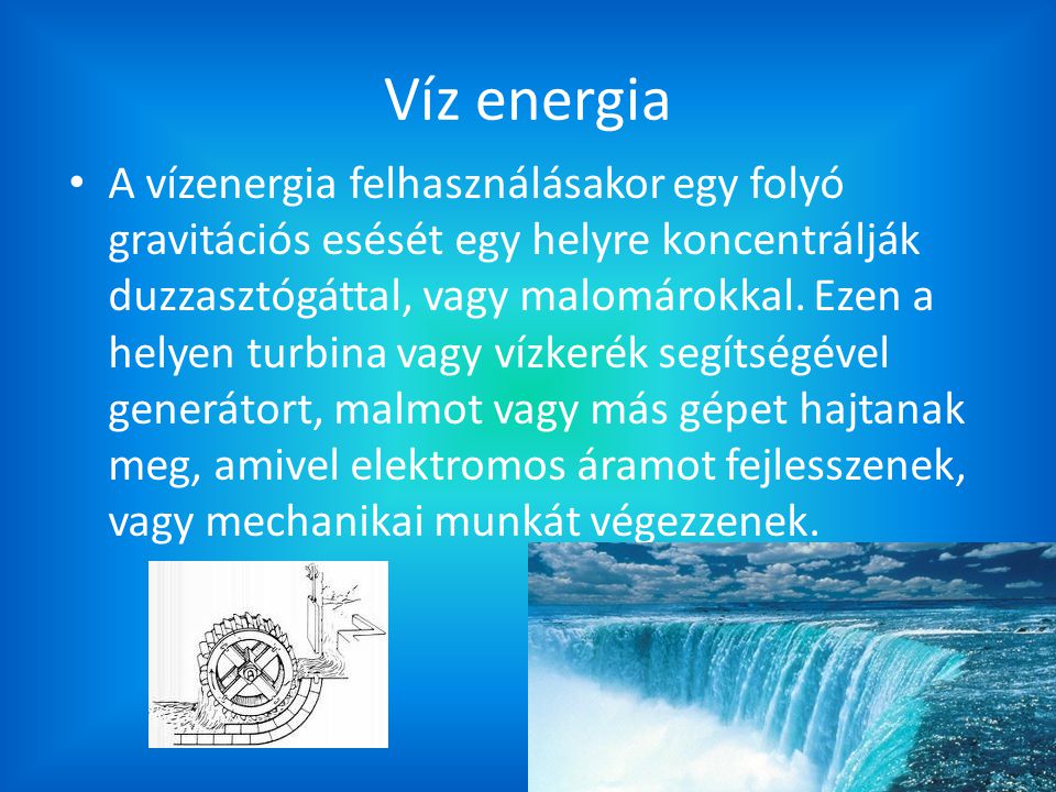 Víz energia