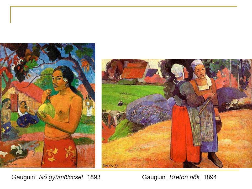 Gauguin: Nő gyümölccsel