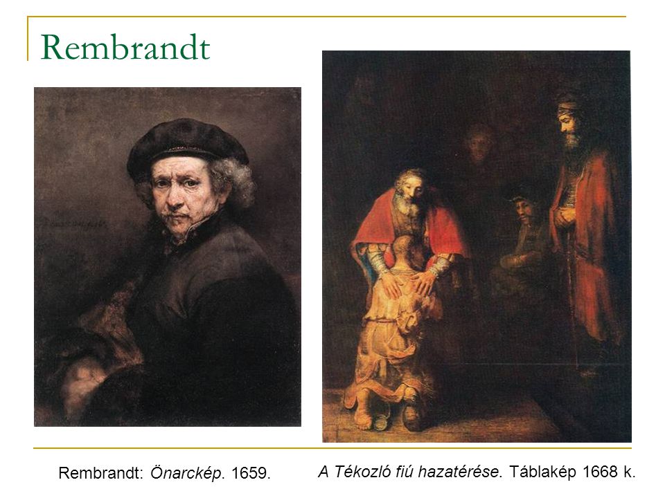 Rembrandt Rembrandt: Önarckép
