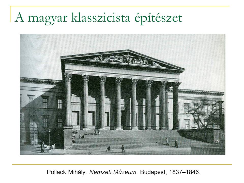 A magyar klasszicista építészet