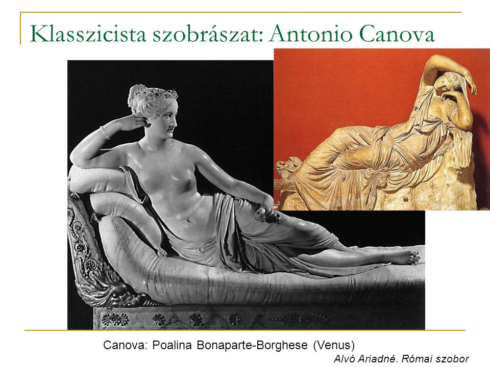 Klasszicista szobrászat: Antonio Canova