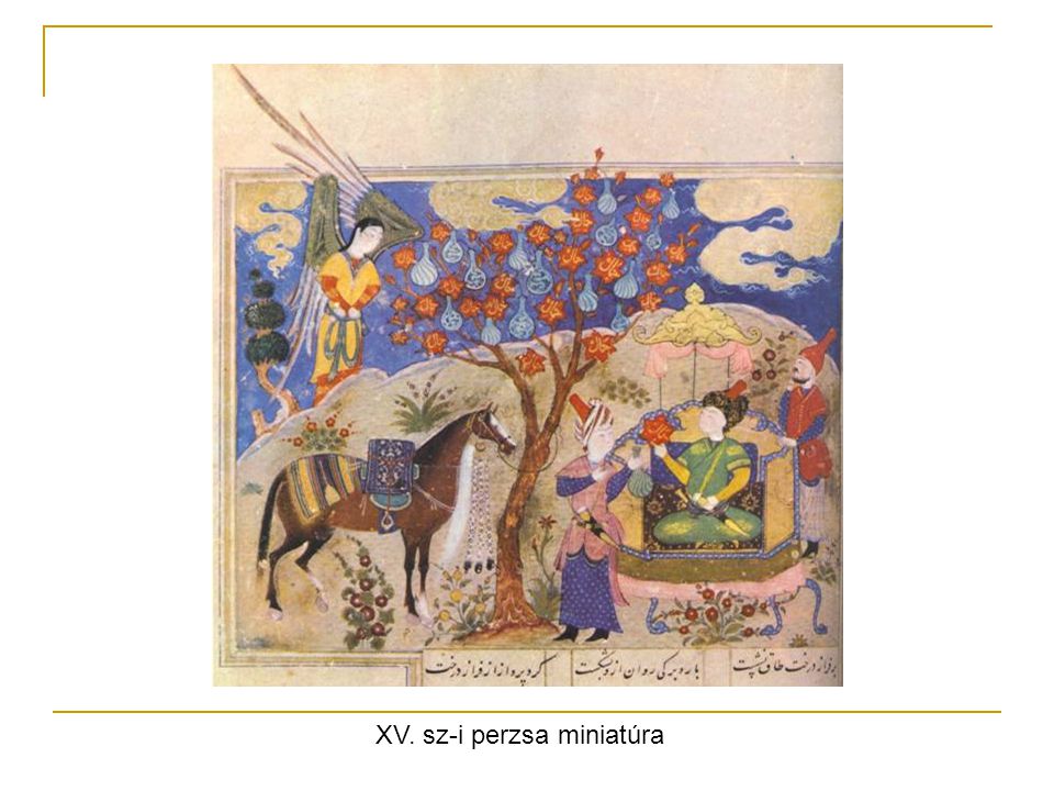 XV. sz-i perzsa miniatúra