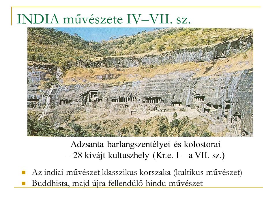 INDIA művészete IV–VII. sz.