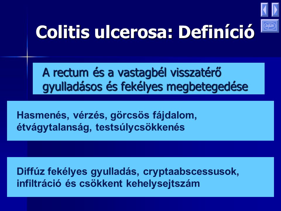 Colitis ulcerosa: Definíció