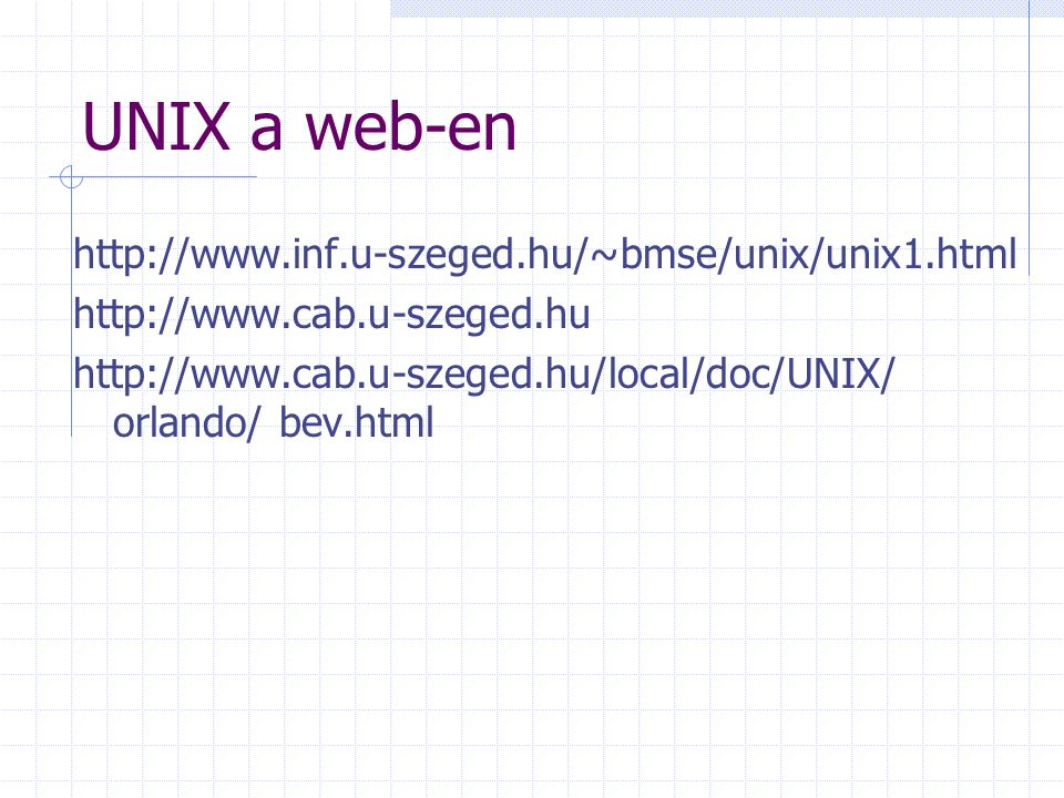 UNIX a web-en