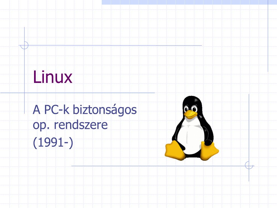A PC-k biztonságos op. rendszere (1991-)