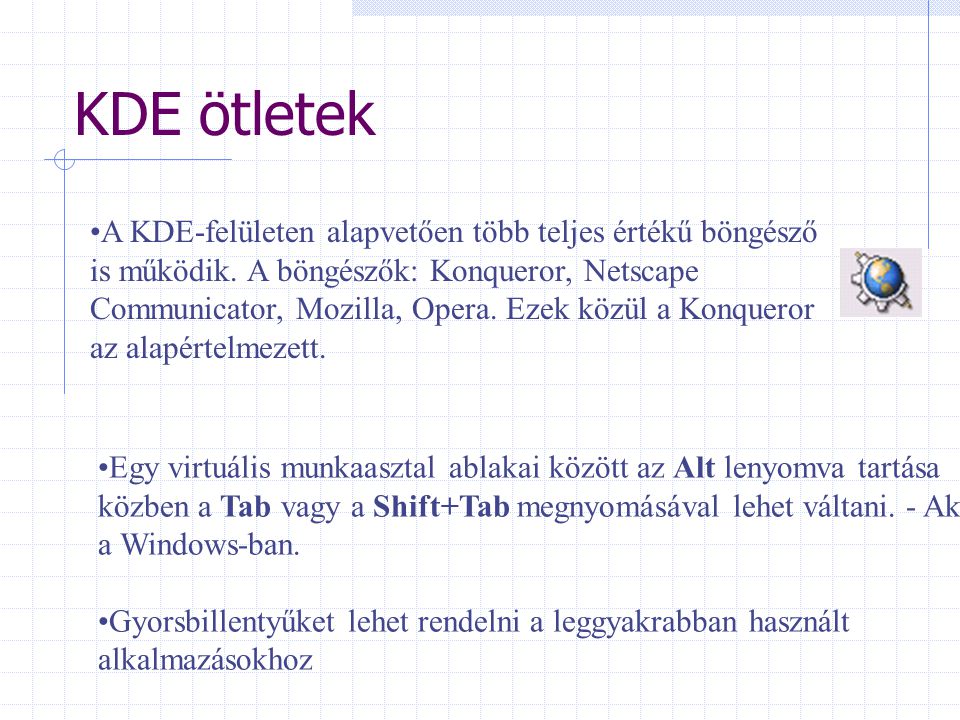 KDE ötletek