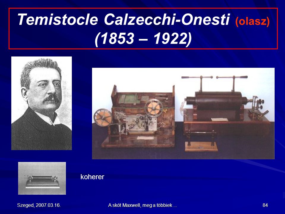 Temistocle Calzecchi-Onesti (olasz) (1853 – 1922)
