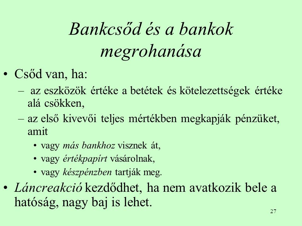 Bankcsőd és a bankok megrohanása