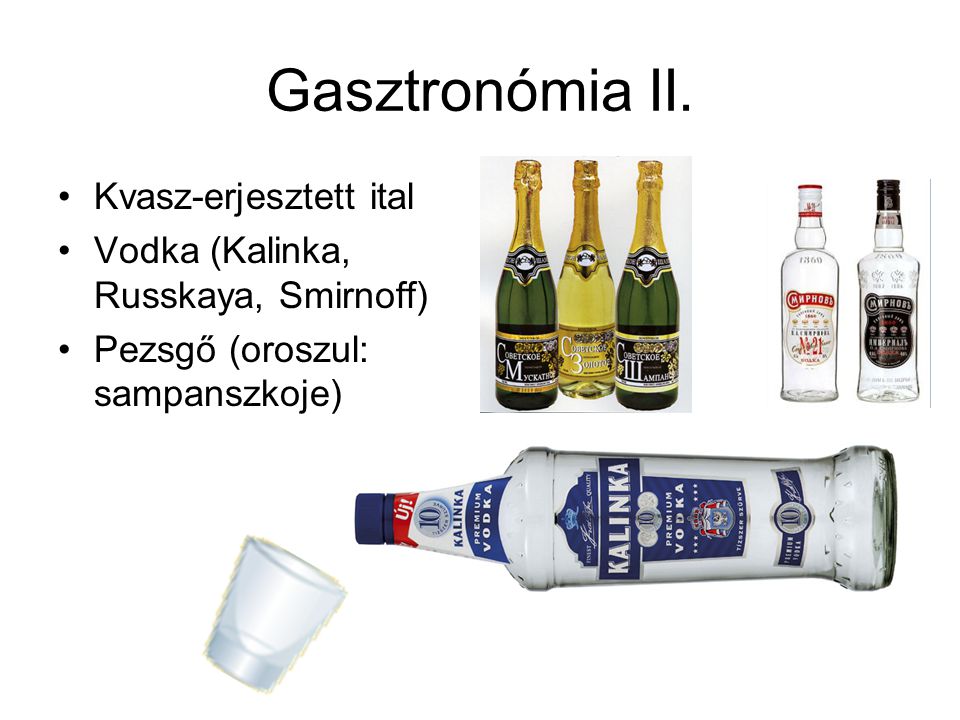 Gasztronómia II. Kvasz-erjesztett ital