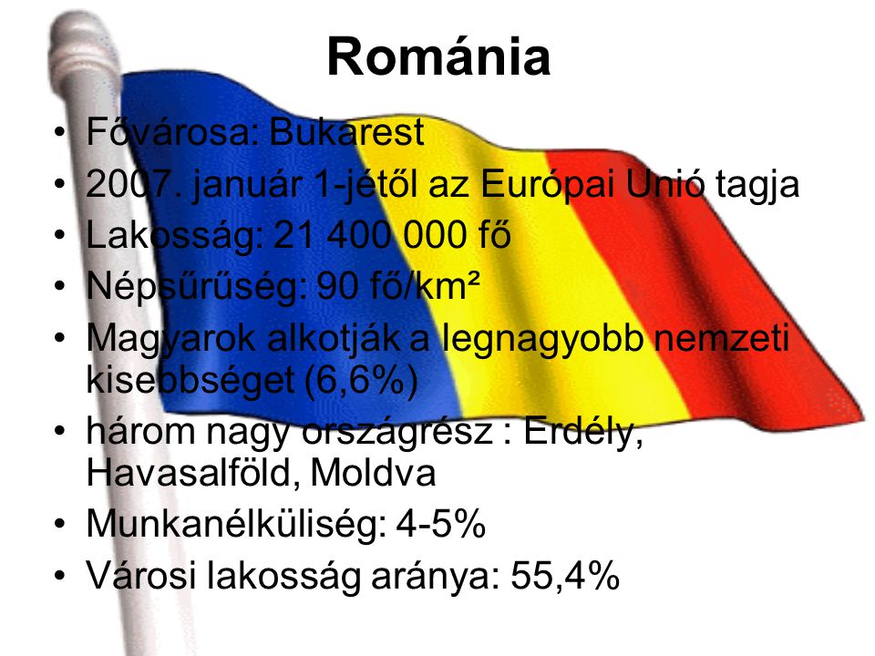 Románia Fővárosa: Bukarest január 1-jétől az Európai Unió tagja